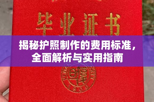 汉滨揭秘护照制作的费用标准，全面解析与实用指南